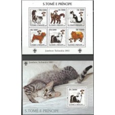 St.Tomé e Príncipe - Gatos e Câes/Escotismo(FAU-S237)