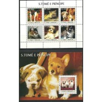St.Tomé e Príncipe - Gatos e Câes(FAU-S233) St.Tomé e Príncipe - Gatos e Câes(FAU-S233)