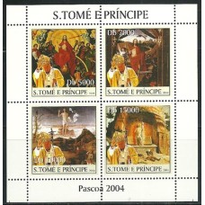 S.Tomé e Príncipe - Papa João Paulo II/Pºscoa(DIV280AA)