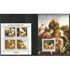 S.Tomé e Príncipe - Natal 2004/Pinturas Religiosas(DIV288CC)