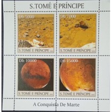 S.Tomé e Príncipe - Espaão/Conquista de Marte(TRAN-ST04)
