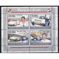 S.Tomé e Príncipe - Carros Porsche(TRAN-S008)