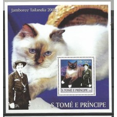 St.Tomé e Príncipe - Gatos/Escotismo(FAU-S239)
