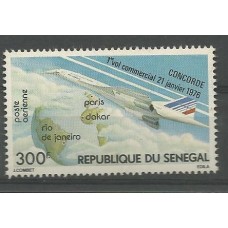 Senegal - 1º Voo Comercial do Concorde(TRAN-S032A)