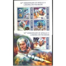 Sierra Leone - 50 anos Apollo 11 na Lua(TRAN-S043)