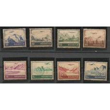 Suiça - Ae27/34 - Paisagens com Aviões Suiça - Ae27/34 - Paisagens com Aviões