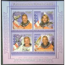 Togo - Espaão/Astronautas Americanos(TRAN-TOG03)