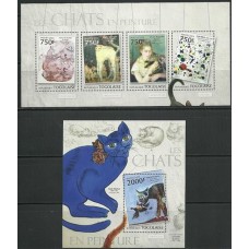 Togo - Gatos na Pintura (FAU-T163)