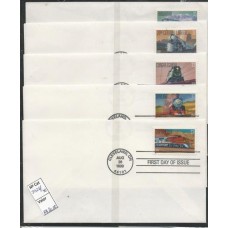 USA - Envelopes Trens(TRAN-U011A)