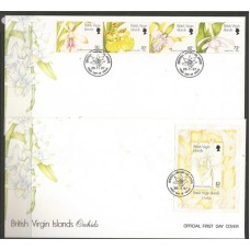 British Virgin Islands - FDC Orquídeas