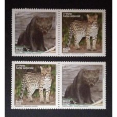 C-3217/8 - Fauna Brasileira Se-tenant C-3217/8 - Fauna Brasileira Se-tenant