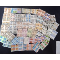 BRASIL - ANO COMPLETO 1972 QUADRAS(PB11)