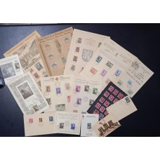 Bélgica - Folhinhas Filatélicas com Selos e carimbos(LOTE60)