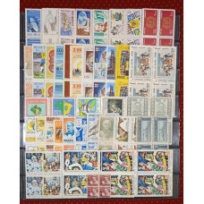 BRASIL - ANO COMPLETO 1969 QUADRAS(PB24A)