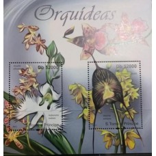 S.Tomé e Príncipe - Orquídeas(FLO-STP01)