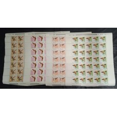 Folha Beija-Flores 1981 C-1197/200(FOLHA27)