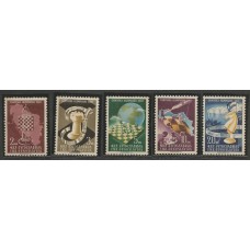 Yugoslávia - 549/53 - Xadrez Yugoslávia - 549/53 - Xadrez