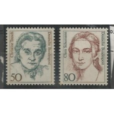 Alemanha Federal - 1136/7 - Série Corrente/Mulheres