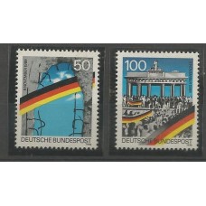 Alemanha Federal - 1313/4 - Muro de Berlin