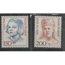 Alemanha Federal - 1329/30 - Definitivos/Mulheres da História da Alemanha