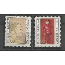 Alemanha Federal - 1404/5 - Pinturas de Otto Dix