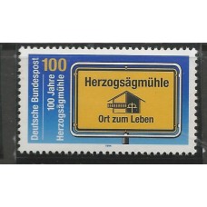 Alemanha Federal - 1569 - 100 Anos HerzogSógmºhle