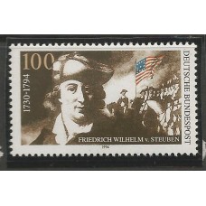 Alemanha Federal - 1598 - Friedrich Wilhelm Von Steuben