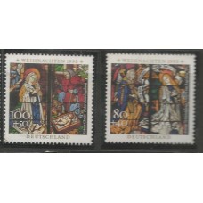Alemanha Federal - 1663/4 - Natal/Vitraux