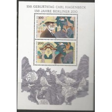 Alemanha Federal - Bloco 27 - Carl Hagenbeck/Zoo de Berlin