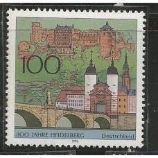 Alemanha Federal - 1700 - Vila de Heidelberg