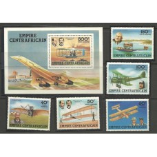 CentrAfricaine - Aviões/Pioneiros da Aviação(TRAN-C013A)