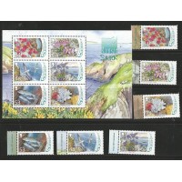 Guernsey - 1189/94+Bl.64 - RAMSAR SARK Guernsey - 1189/94+Bl.64 - RAMSAR SARK