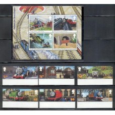 Inglaterra - 3499/504 + Bloco 85 - Trem Thomas