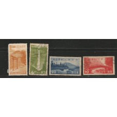 Japão - 0279/82 - Parque Nacional Nikko carimbados