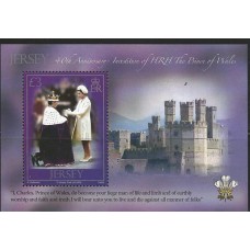 Jersey - Bloco 097 - 40 Anos Coroação Príncipe de Gales