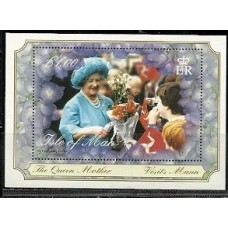 Isle of Man - Bloco 042 - Rainha Mãe