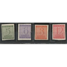 Alemanha (Saxe Ocidental) - 01/4 - Numerais