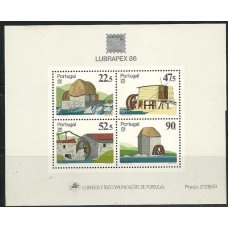 Portugal - Bloco 054 - Moinhos/Lubrapex'86