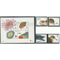 Madeira - 275/8+Bl.36 - Fauna Marinha