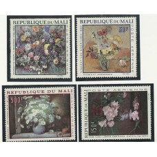 Mali - Pintura de Flores(DIV-M017)