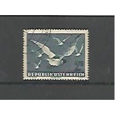 Republica da Áustria - AE 56 - Aves da Áustria - Gaivota-de -cabeça- preta - Fauna Republica da Áustria - AE 56 - Aves da Áustria - Gaivota-de -cabeça- preta - Fauna