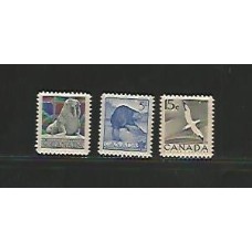 Canada - 273/5 - Fauna Canadense - sem goma - 