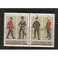 Canadá - Uniformes  e Armas  militares de 1883 