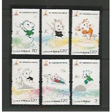 China - 4770/5 - Esportes - Mascotes - Cabras - XVI°  Jogos Asiáticos  de 2010 - Guangzhou - diversos - fauna