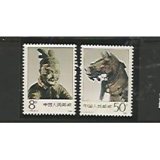 China - Carruagens de Bronze do Mausoléu do Imperador Qin - Cabeça de Cocheiro e de Cavalo 