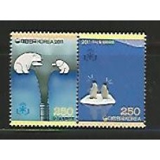 Coreia do Sul - Preservação das Regiões  Polares e Glaciais  - Pinguins - Ursos polares - Fauna