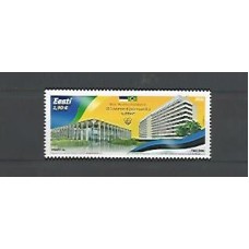 Estônia -942 - 100 anos de Relações Diplomáticas entre Estônia e Brasil - Arquitetura -  Brasília - Tallinn 