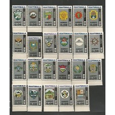 Guatemala - AE 687/709 -  Brasões - Armas Nacionais e Municipais - Diversos 