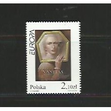 Polônia - 3802  - Tema EUROPA 2003 -  Arte de Pôster -  Exposição 