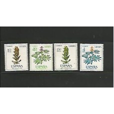 Espanha - SAHARA -  Pro Infância - Flora - gomado -  com mancha amarela